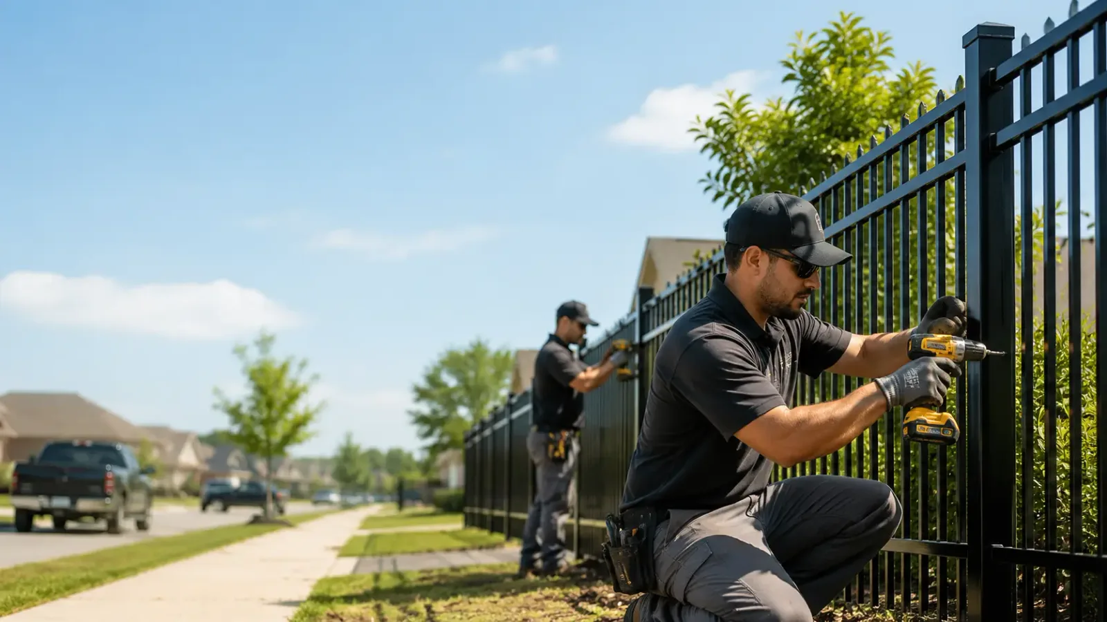 Metal Fence Installation in Stuart, IA